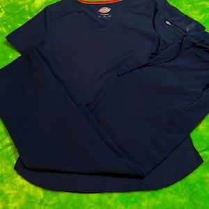 DICKIES, matching, small, navy blue set, worn once